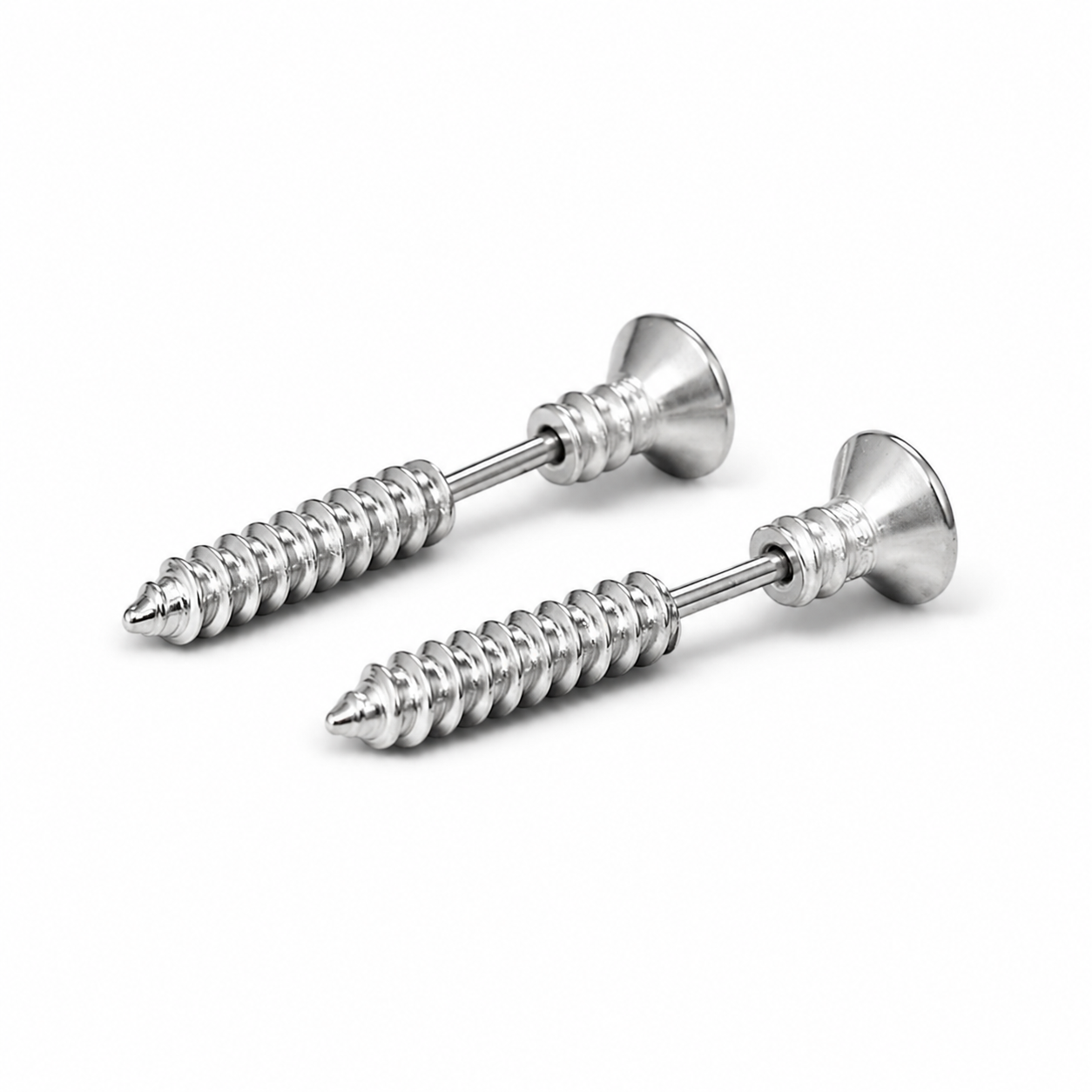 Screw Stud Earrings