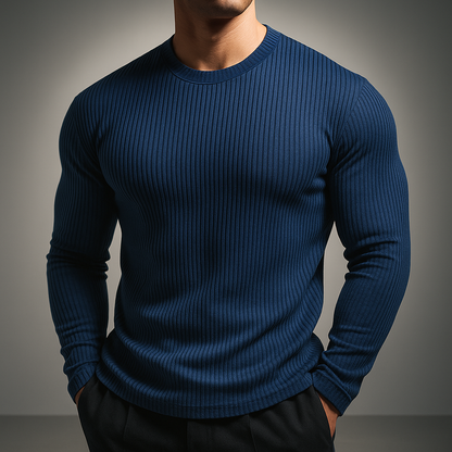 Hefner Rib-Knit Sweater