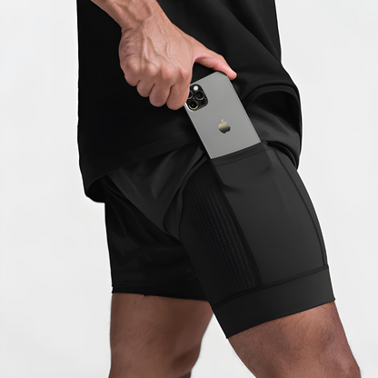 2 in 1 Running Shorts