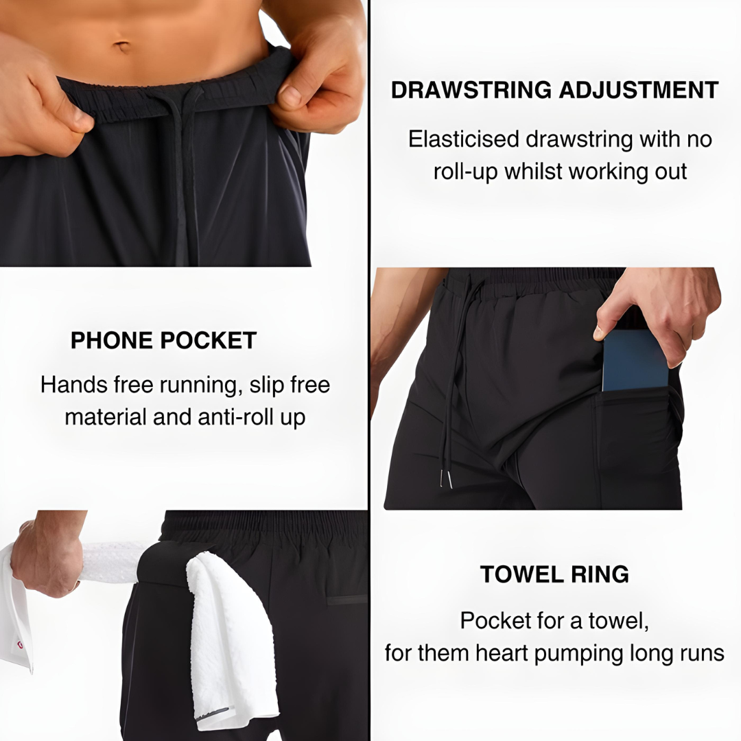 2 in 1 Running Shorts