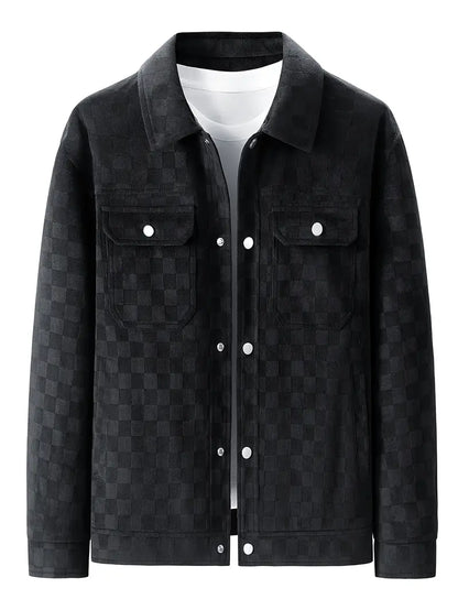 Mavrick Checkered Velour Jacket