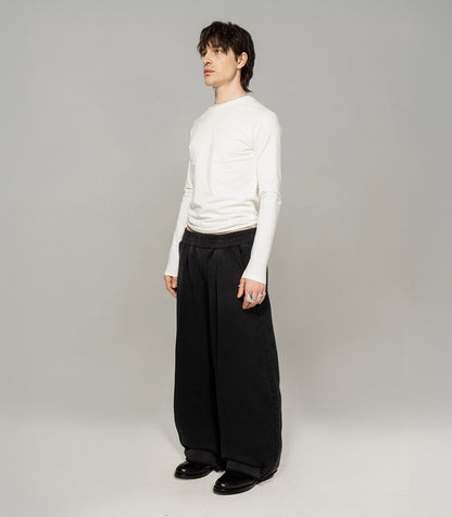 Low-Rise Baggy Sweatpants