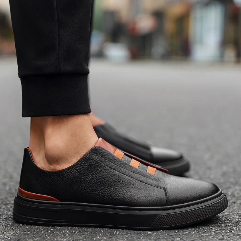 Kingsley Genuine Leather Sneakers