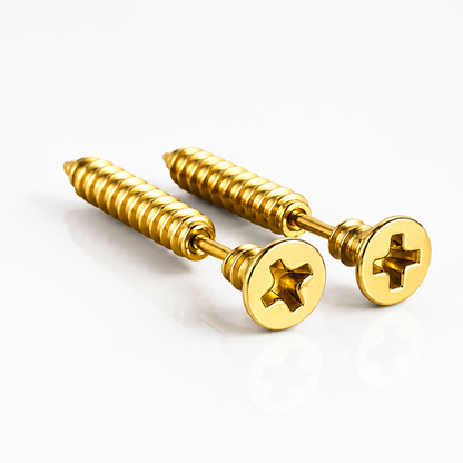 Screw Stud Earrings