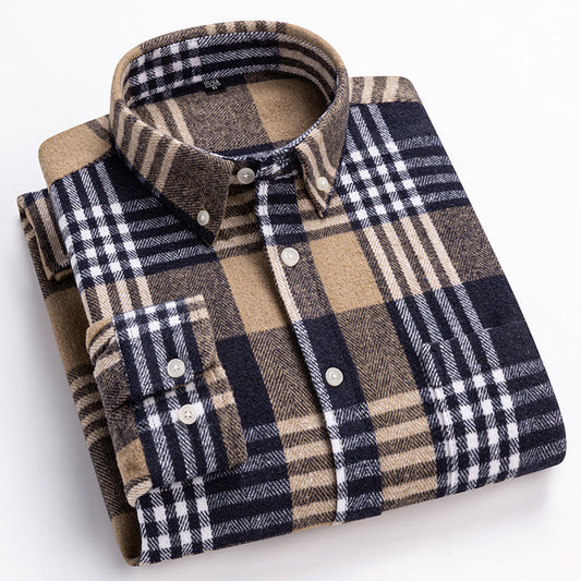 Harrison Plaid Cotton Shirt