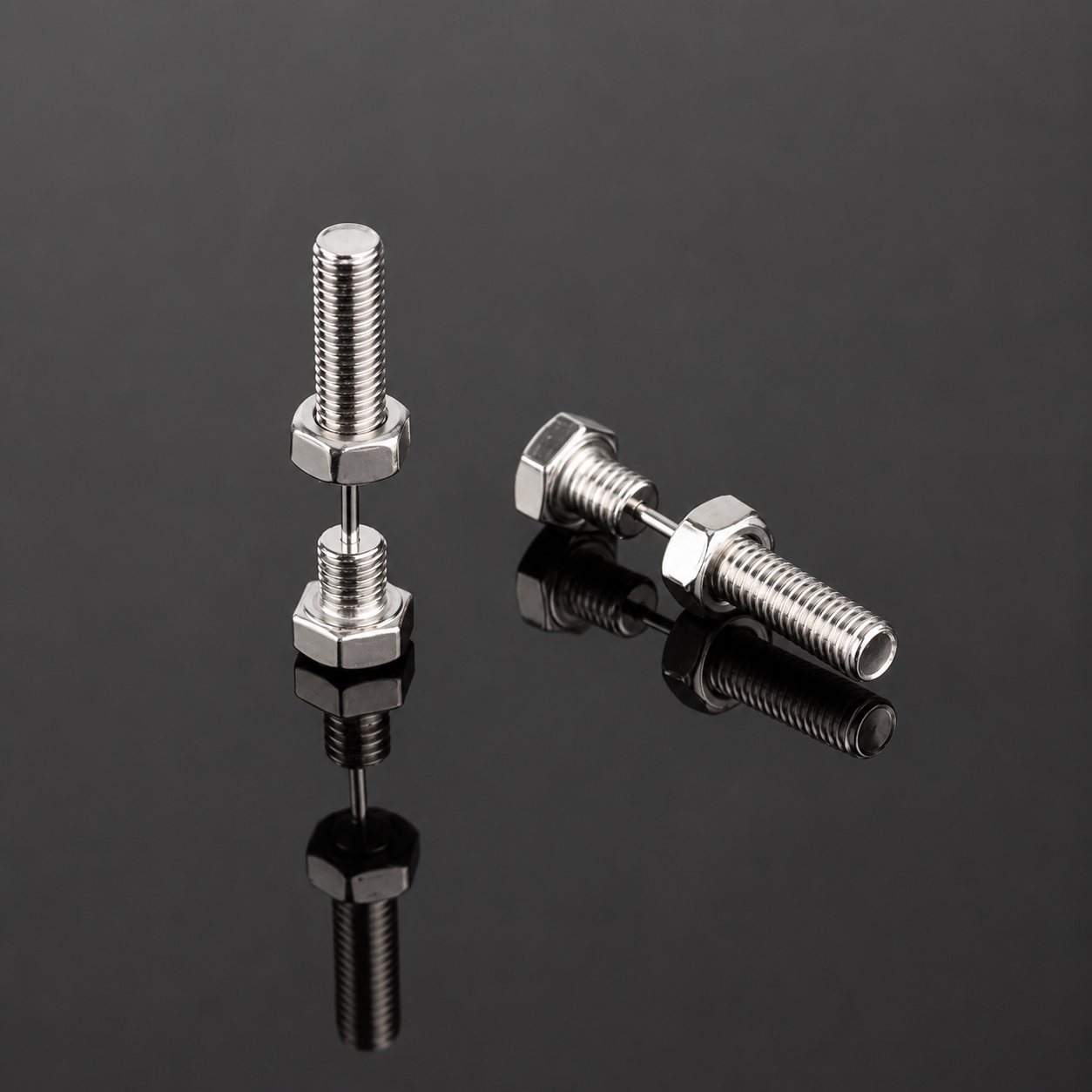 Bolt Stud Earrings