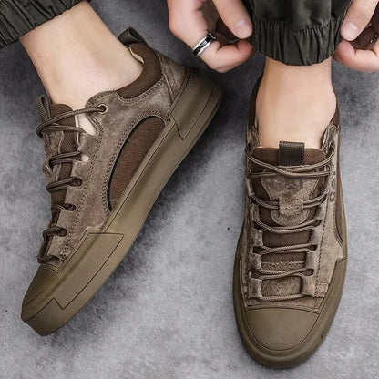 District Leather Sneakers