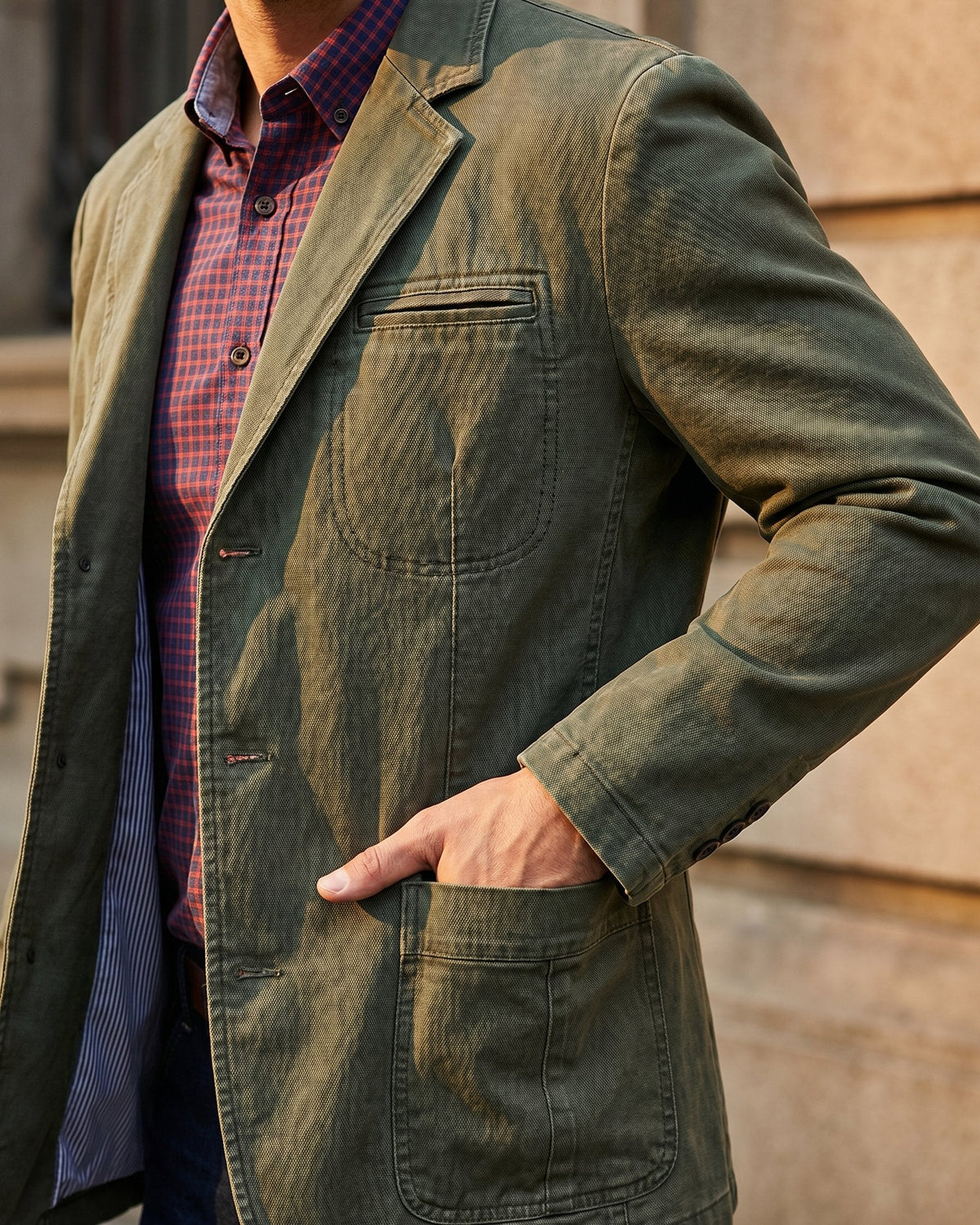 Matteo Cotton Blazer