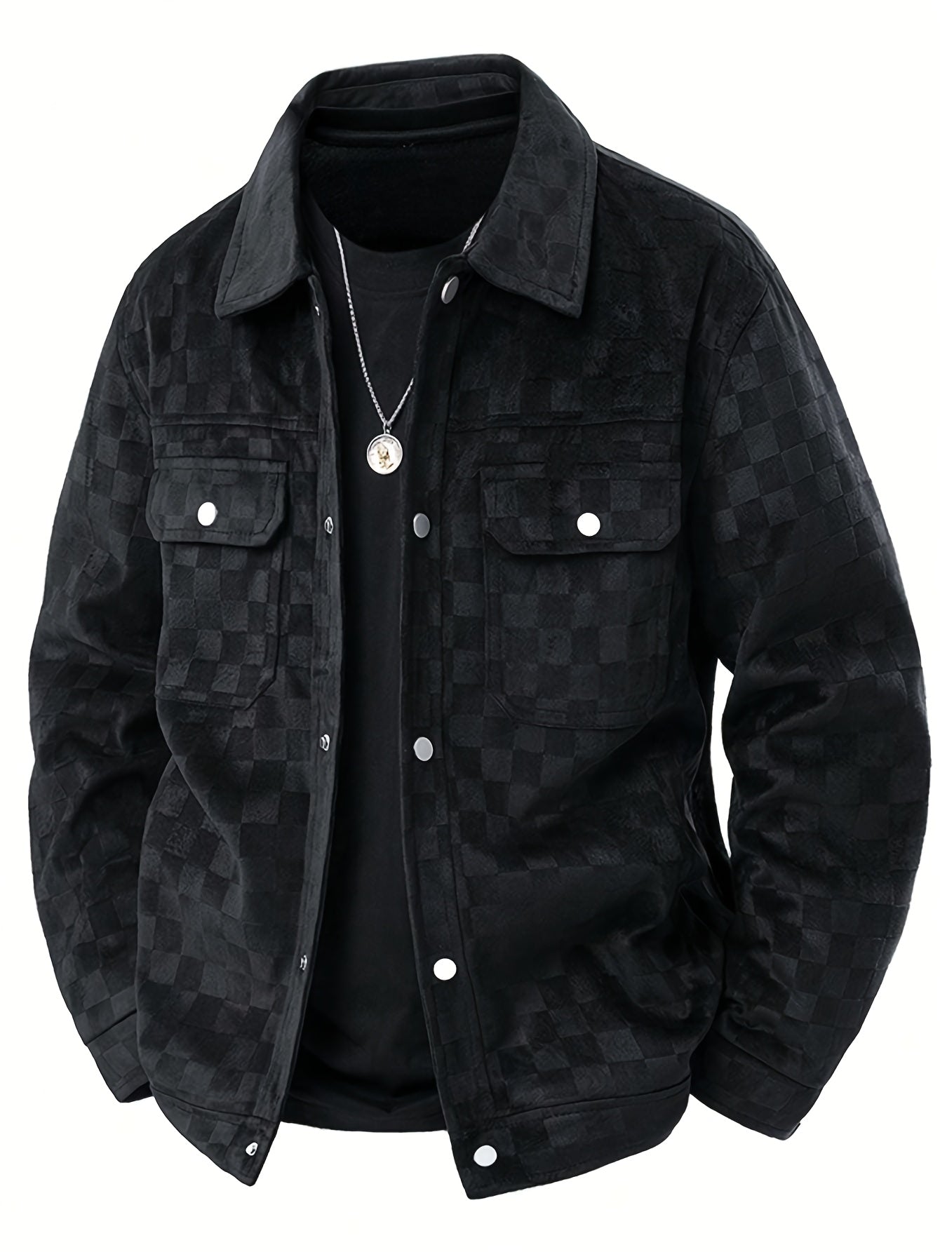 Mavrick Checkered Velour Jacket
