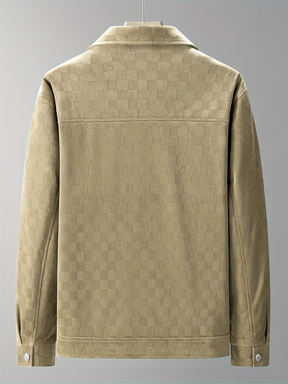 Mavrick Checkered Velour Jacket