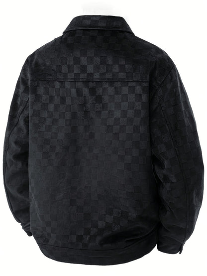 Mavrick Checkered Velour Jacket