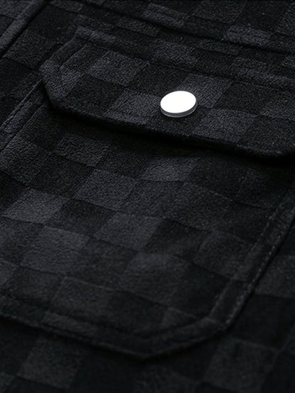 Mavrick Checkered Velour Jacket